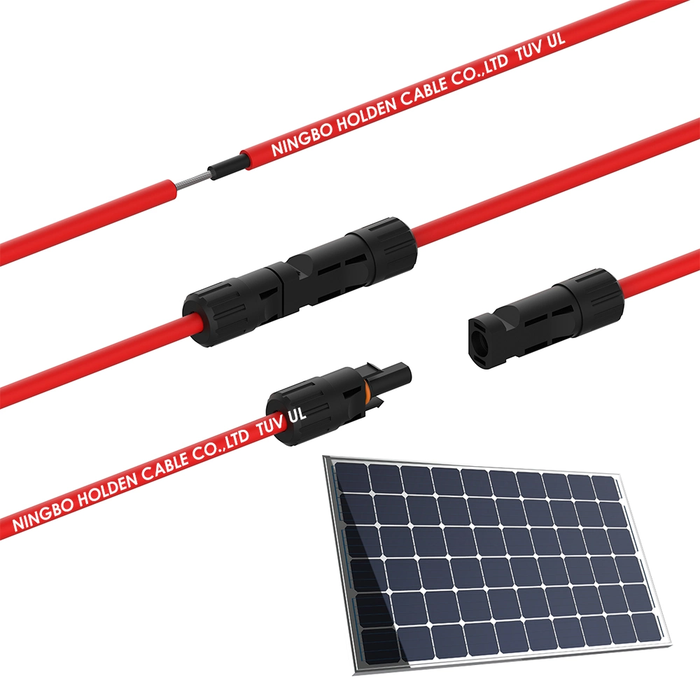 Roll 2.5mm 6mm 4mm Twin Core DC Solar Panel PV Cable