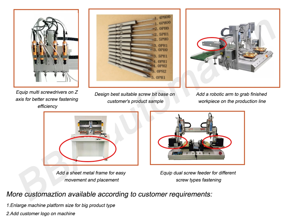 Desktop 4-Axis Blow-Type Single Head Dual Rail Automatic Screw Fastening Robot System Screwing Automation Robot Battery Assembly Plant Equipo Indutrial