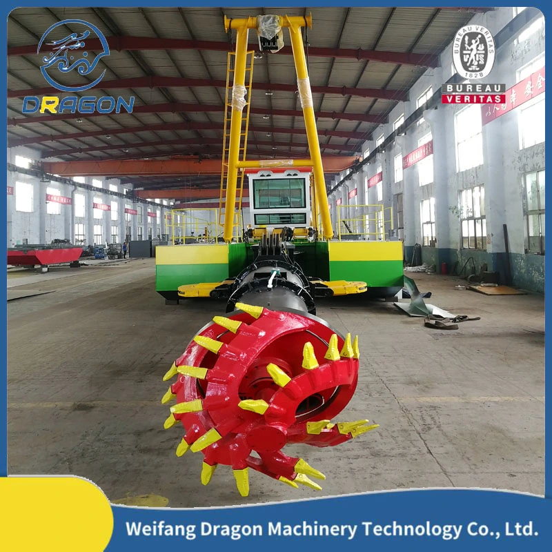 Hydraulic Anchor Rod Cummins Diesel Engine 12 Inch Mud/Cutter Suction Sand Dredger for River /Lake /Sea /Reservoir Dredging Project Durable