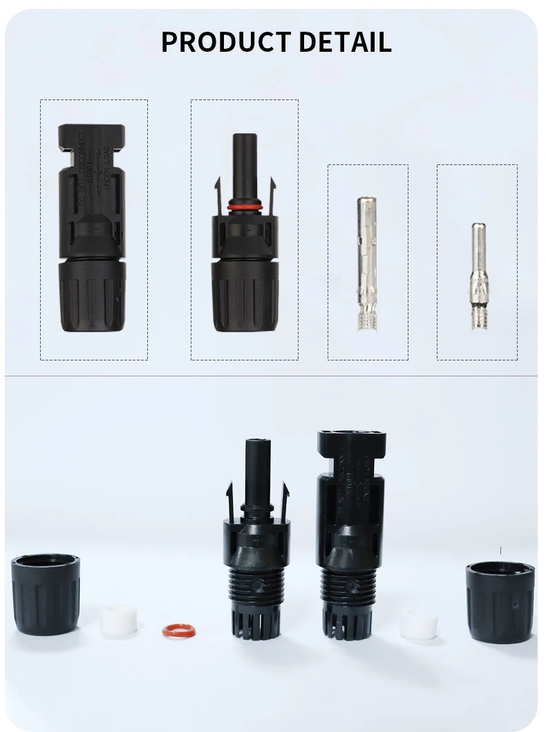 Mc4 Connector Solar Panel Connector IP68 Solar Connector Contact PVC System Module High Quality Product