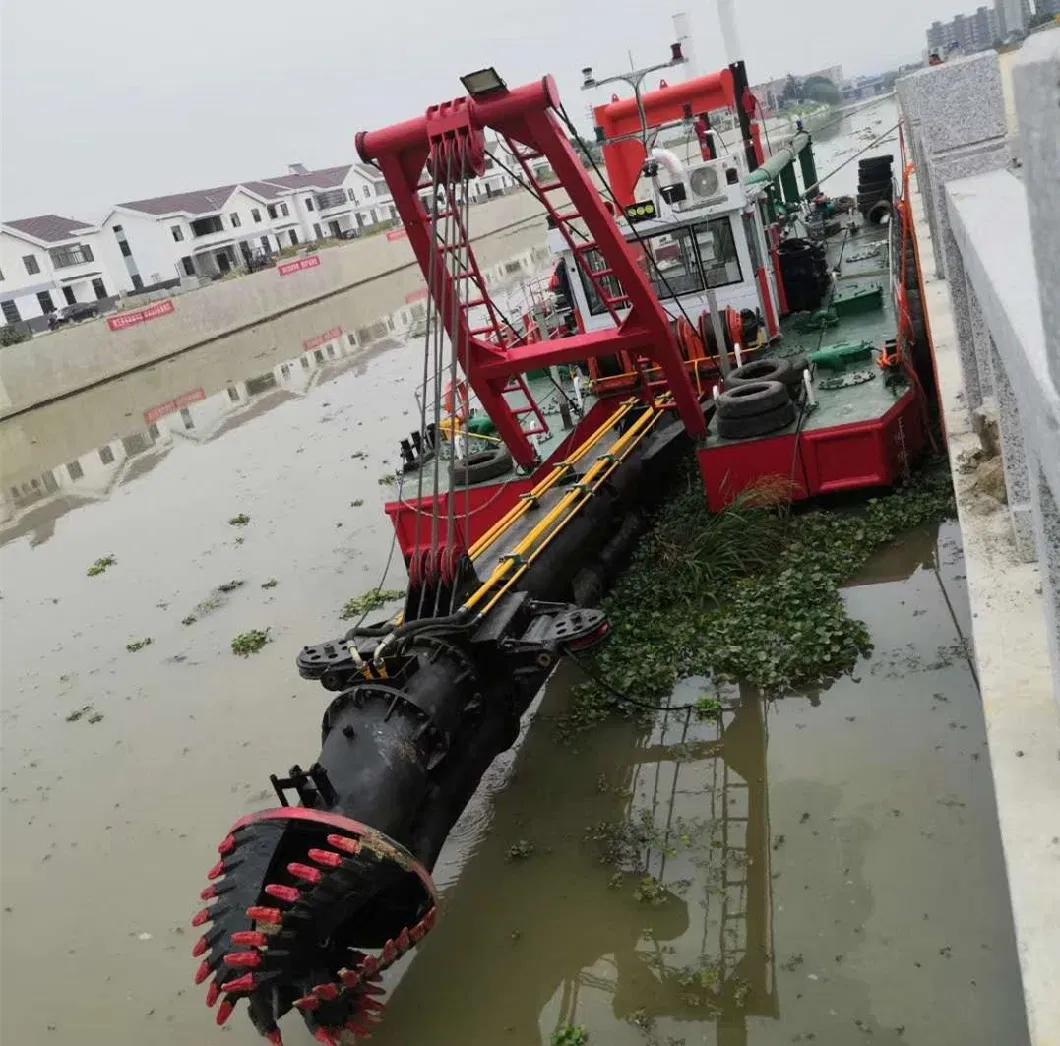 Hydraulic Anchor Rod Cummins Diesel Engine 12 Inch Mud/Cutter Suction Sand Dredger for River /Lake /Sea /Reservoir Dredging Project Durable