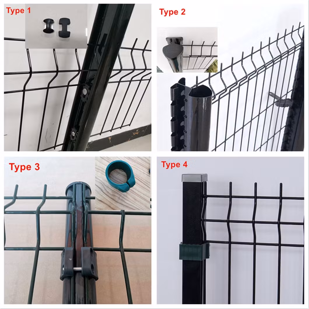 ISO9001 Approved Powder Coated Bd Fencing Steel Wire Mesh Small Garden Fence New
