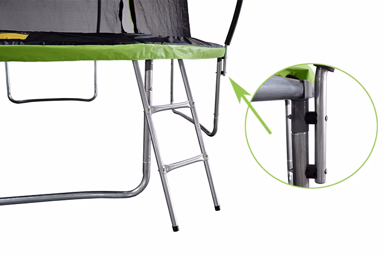 Funjump Garden Cheap 8FT Jumping Bed Outdoor Trampoline for Kids with Enclosure