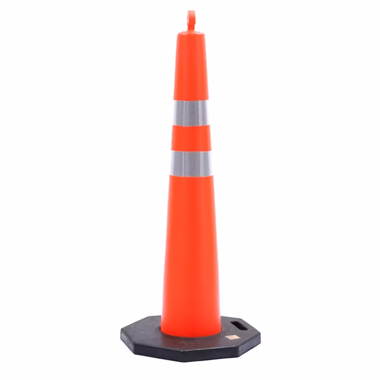 PE Red and White Traffic Safety Barrier Warning Post