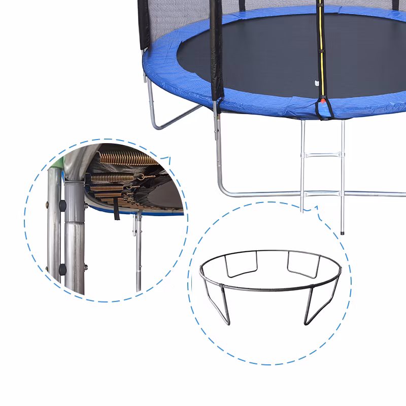 10FT 12FT High Quality Safety Enclosure Trampolines Best Price Trampolin for Sale