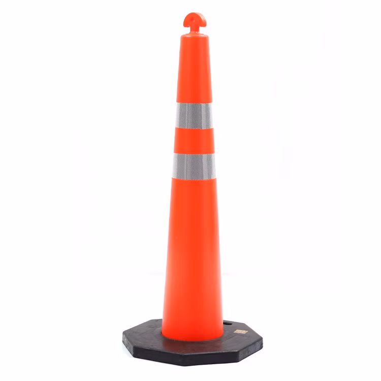 PE Red and White Traffic Safety Barrier Warning Post