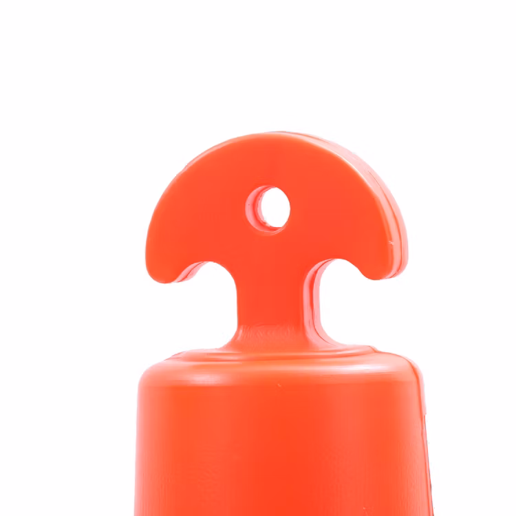 PE Red and White Traffic Safety Barrier Warning Post