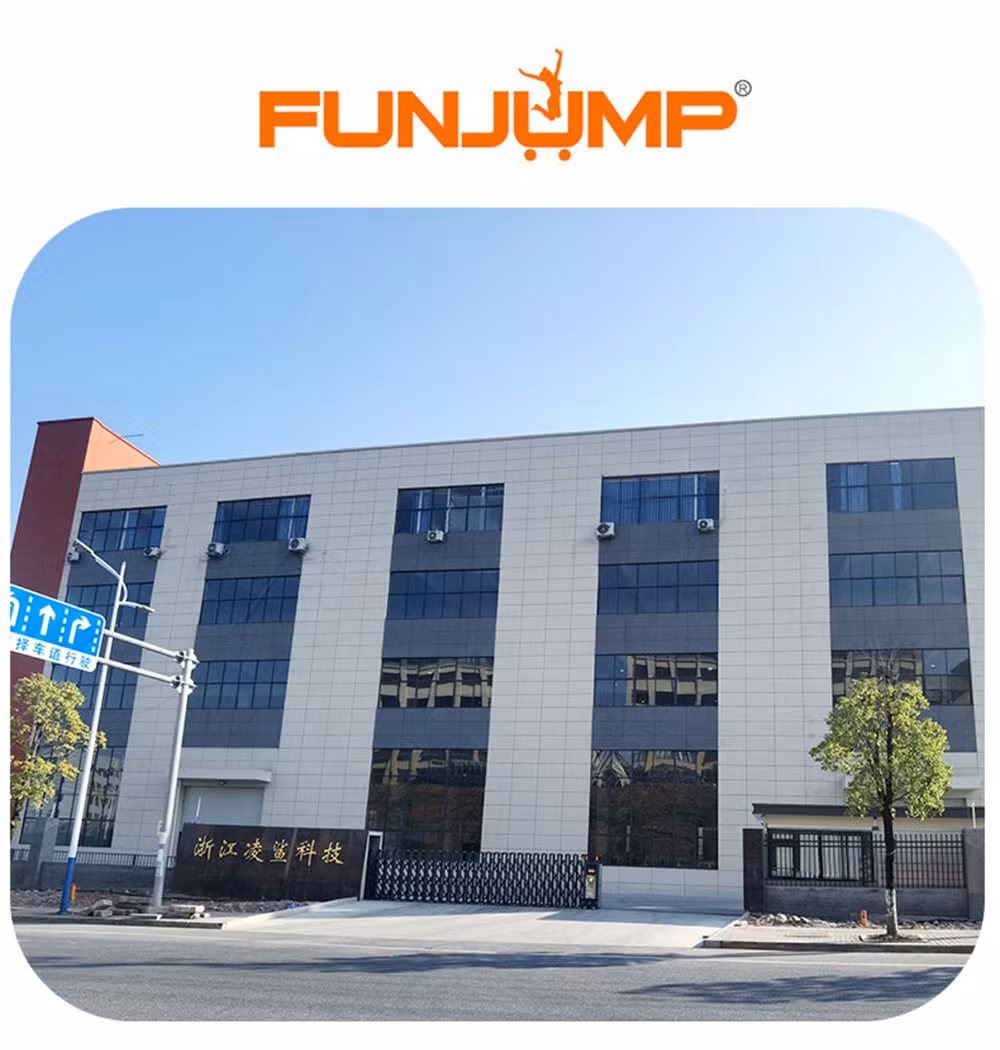Funjump 10FT Outdoor Professional Round Garden Jumping Elastic Trampoline with Safety Enclosure