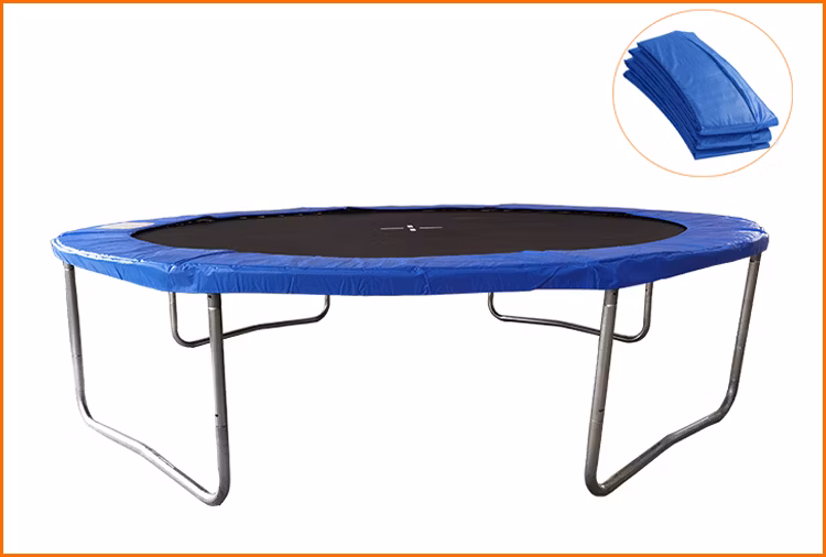 Funjump 10FT Trampoline Outdoor Bungee Trampoline with Protective Enclosure