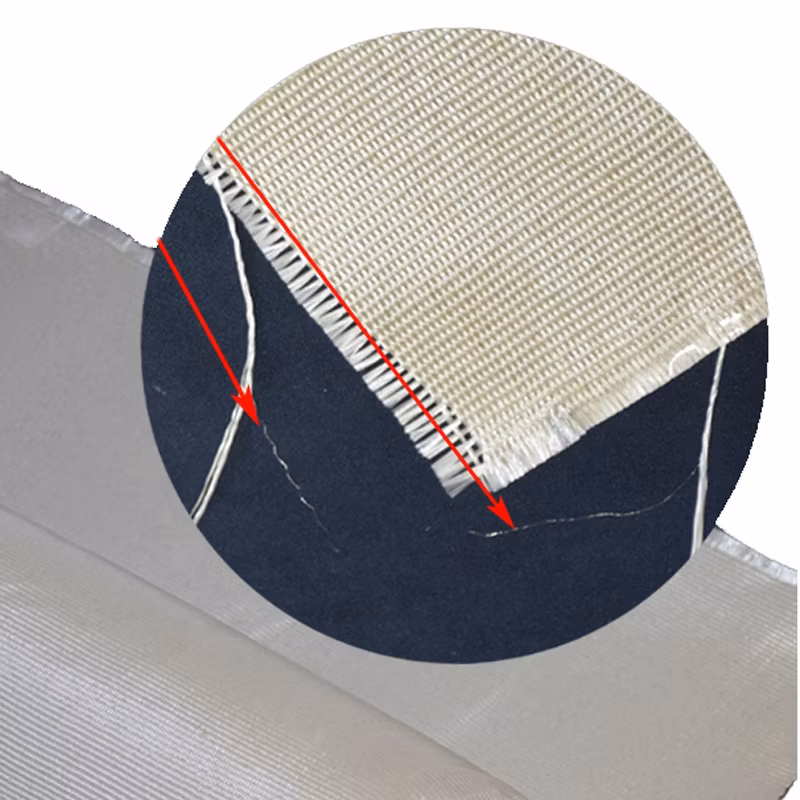 Stainless Steel Wire Reinforced Silicone Coated Fiberglass Cloth for Fire Smoke Curtain