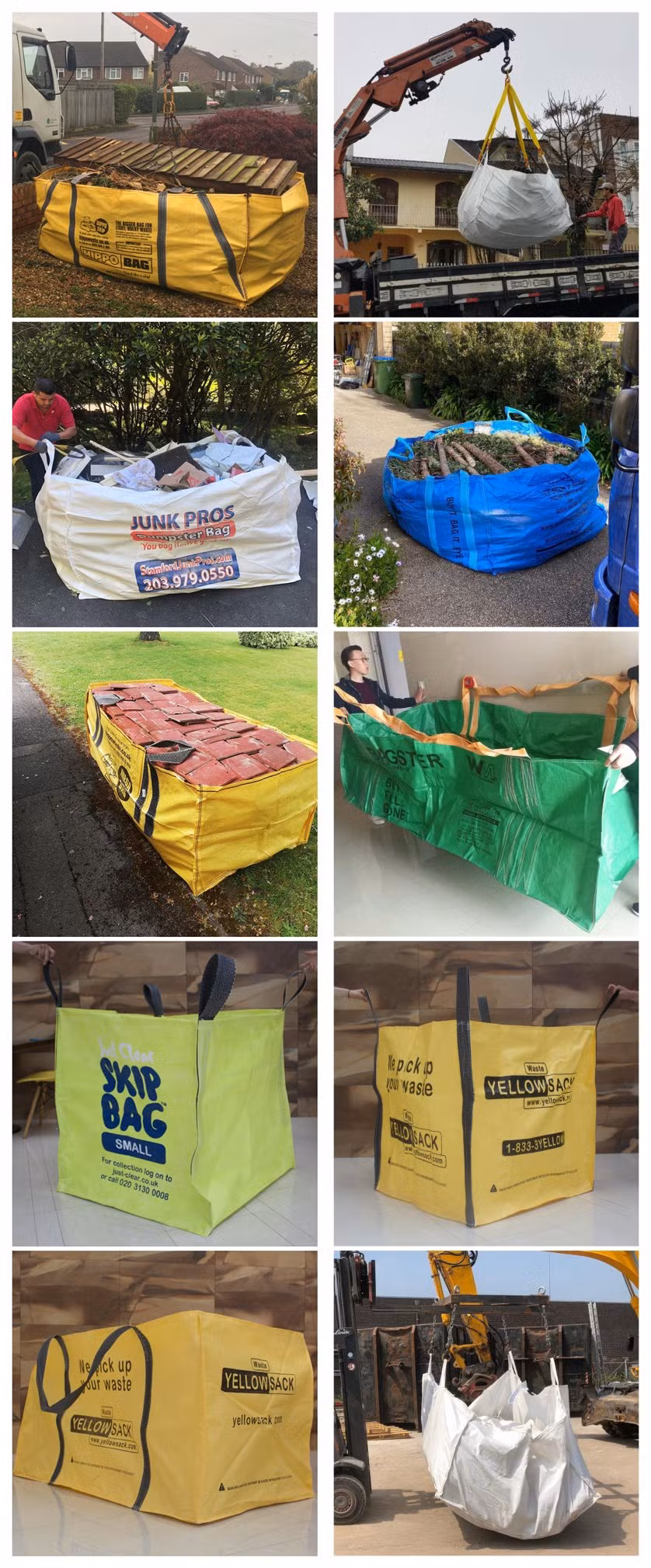 Asbestos Sheet Bag Manufacturer Waterproof Bag with Zipper for Large-Scale Asbestos Plates
