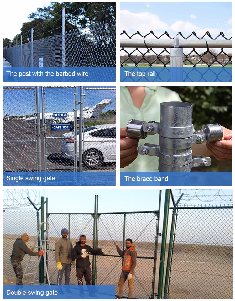 Best Price 6X6 Chain Link Fence Panels