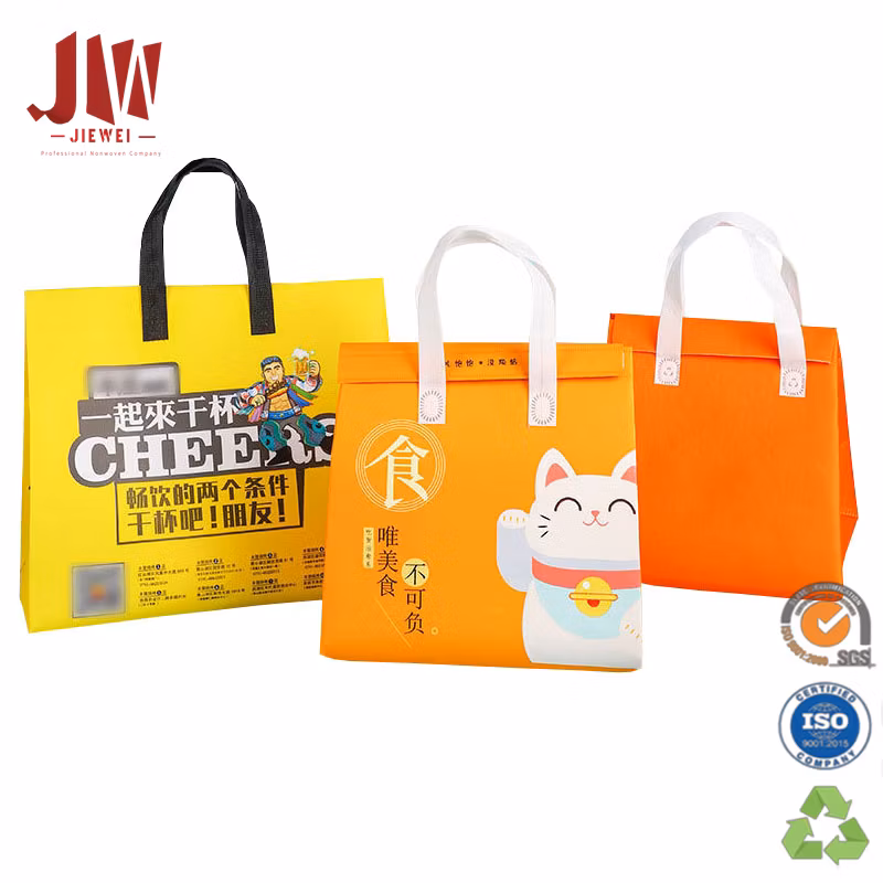 New Designed Laminated 100% PP Nonwoven Fabric Shopping Bag Reusabel Shopping Bag