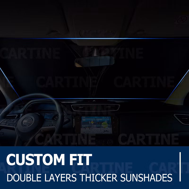 Front Auto Car Windshield Sun Visor Retractable Sun Shade Car