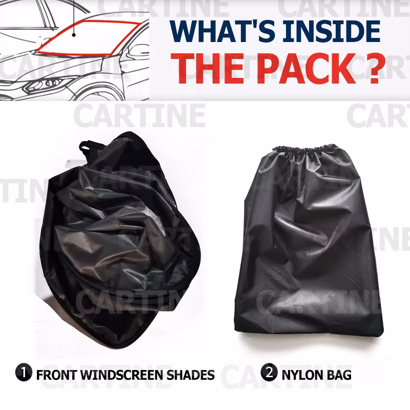 Front Auto Car Windshield Sun Visor Retractable Sun Shade Car