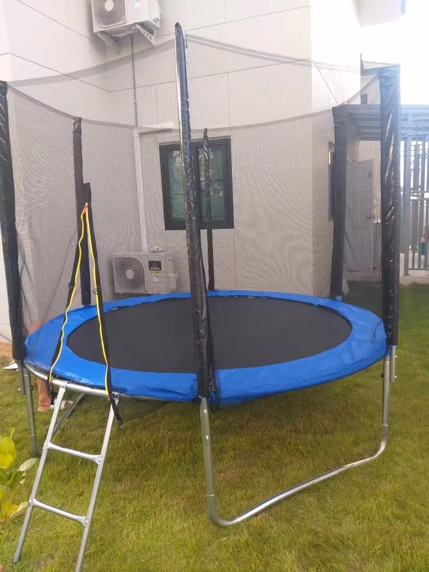 Wholesale Child Trampolines for Adults with Enclosures Round 12FT Trampoline Outdoor with Safety Net