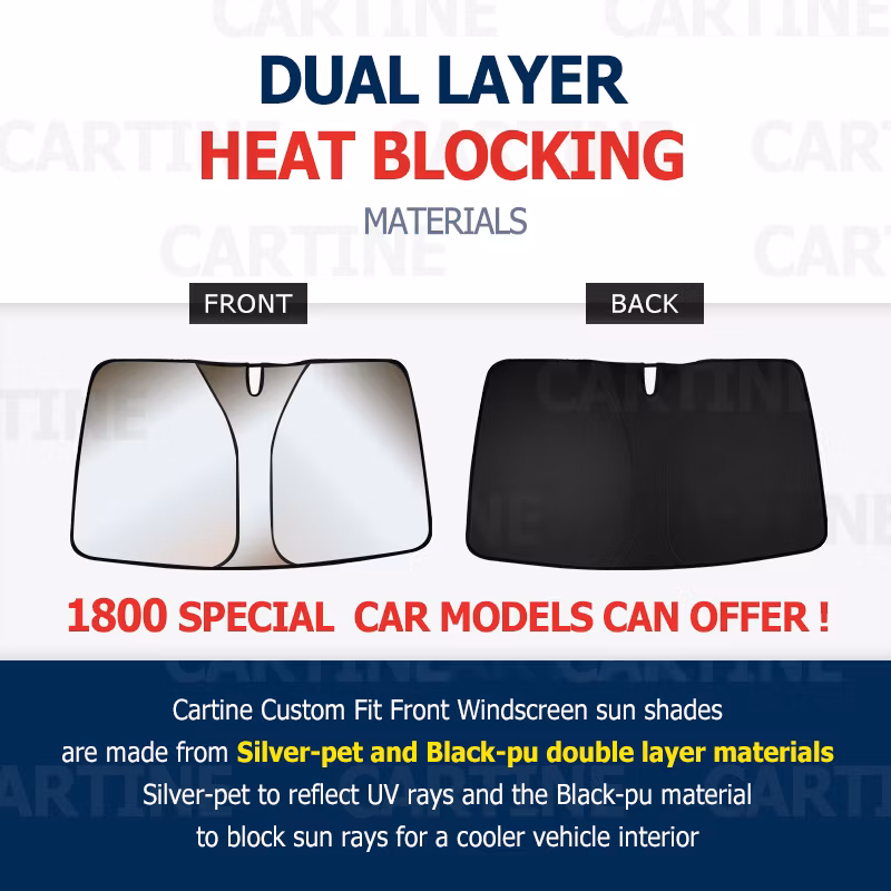 Front Auto Car Windshield Sun Visor Retractable Sun Shade Car