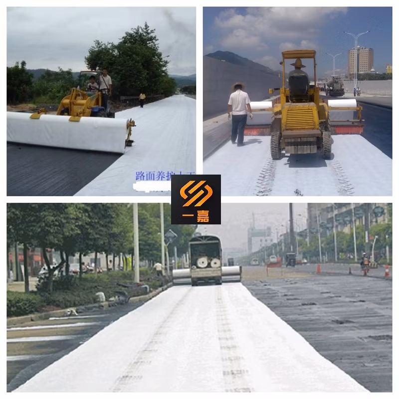 150g 200g 300g Polypropylene PP Staple Fiber Nonwoven Geotextile Fabric/PP Polyester Filament Drainage Geotextile Fabric for Driveway