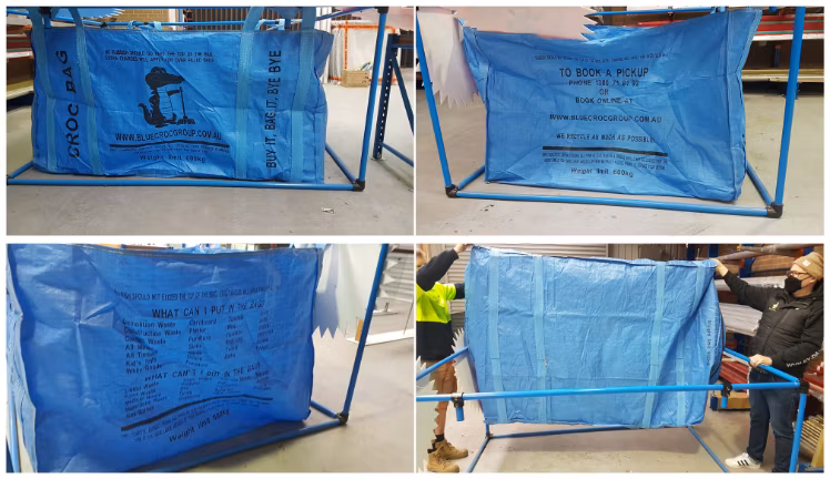 Asbestos Sheet Bag Manufacturer Waterproof Bag with Zipper for Large-Scale Asbestos Plates