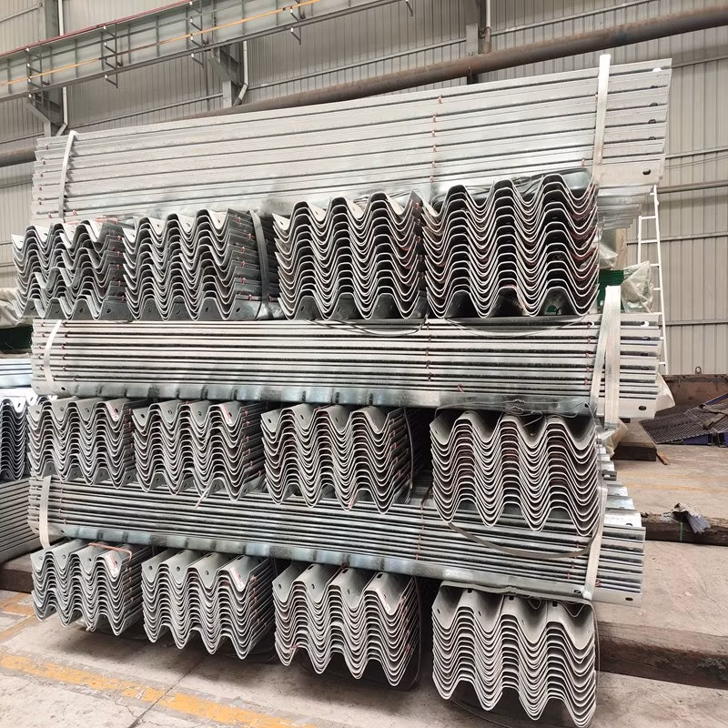 Q345 Steel W Beam Guardrail Crash Barrier Chinese Manufacturer