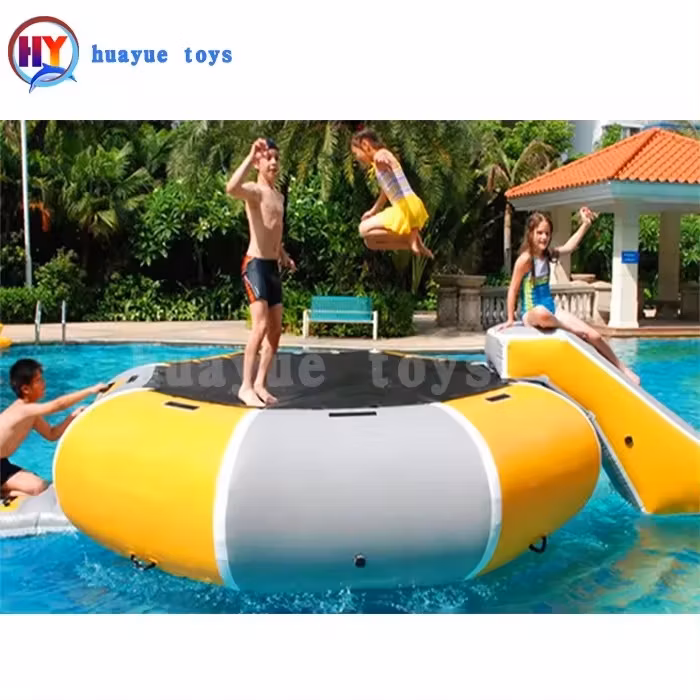 Classical Inflatable Water Bouncer Airbounce Trampoline for Water Park Playground