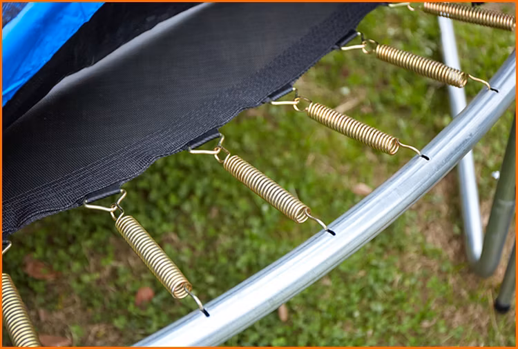 Funjump 10FT Trampoline Outdoor Bungee Trampoline with Protective Enclosure