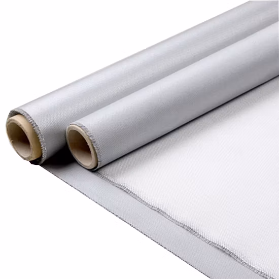 Stainless Steel Wire Reinforced Silicone Coated Fiberglass Cloth for Fire Smoke Curtain