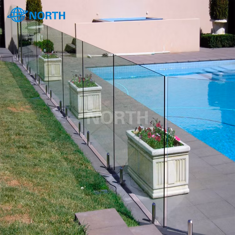 CE/SGCC/ISO9001/CCC High Safety Tempered Glass Swimming Pool Fence