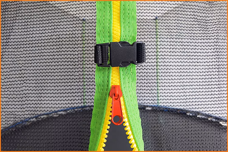 Funjump 10FT Outdoor Professional Round Garden Jumping Elastic Trampoline with Safety Enclosure