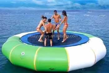Classical Inflatable Water Bouncer Airbounce Trampoline for Water Park Playground