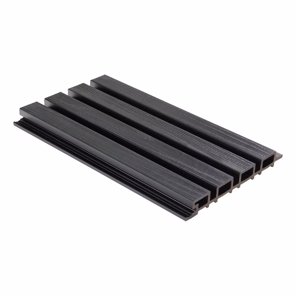 Reasonable Price Fluted Lambrin Decorative Panel Pared WPC 3D Fence Panel Outdoor WPC Wall Cladding