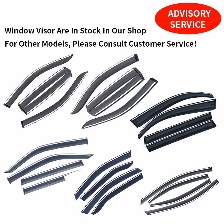 Best Selling Car Exterior Accessories Window Rain Sun Visor Deflector for Honda Brio