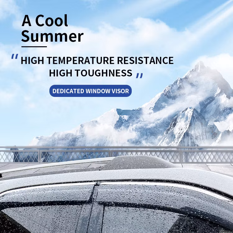 Best Selling Car Exterior Accessories Window Rain Sun Visor Deflector for Honda Brio