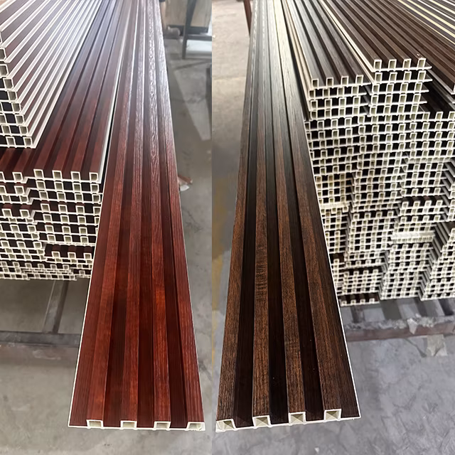 Plastic Composite Wall Cladding for Indoor Wood Plastic Composite Fencing Decorative Panel