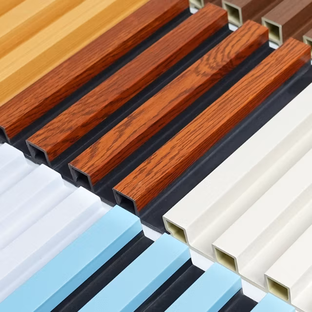 Plastic Composite Wall Cladding for Indoor Wood Plastic Composite Fencing Decorative Panel