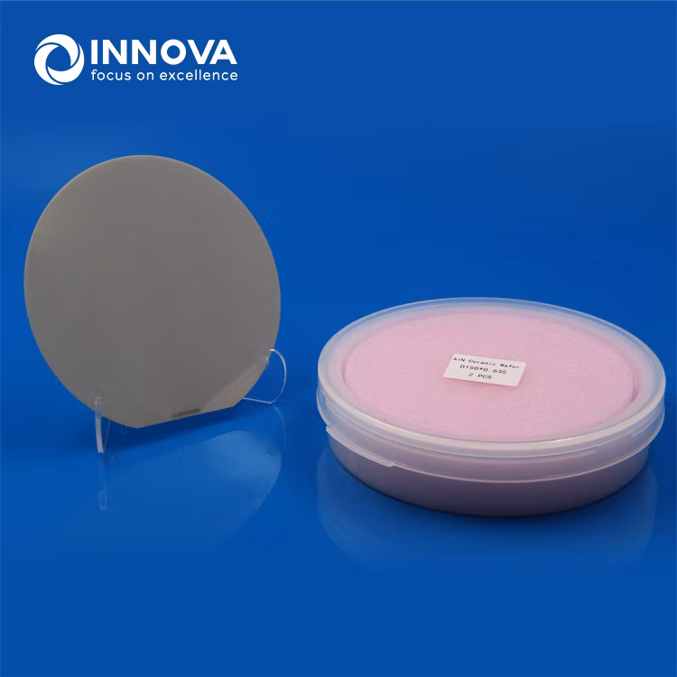 High Thermal Conductivity Ceramic Disc Ain Aluminum Nitride Ceramic Wafer