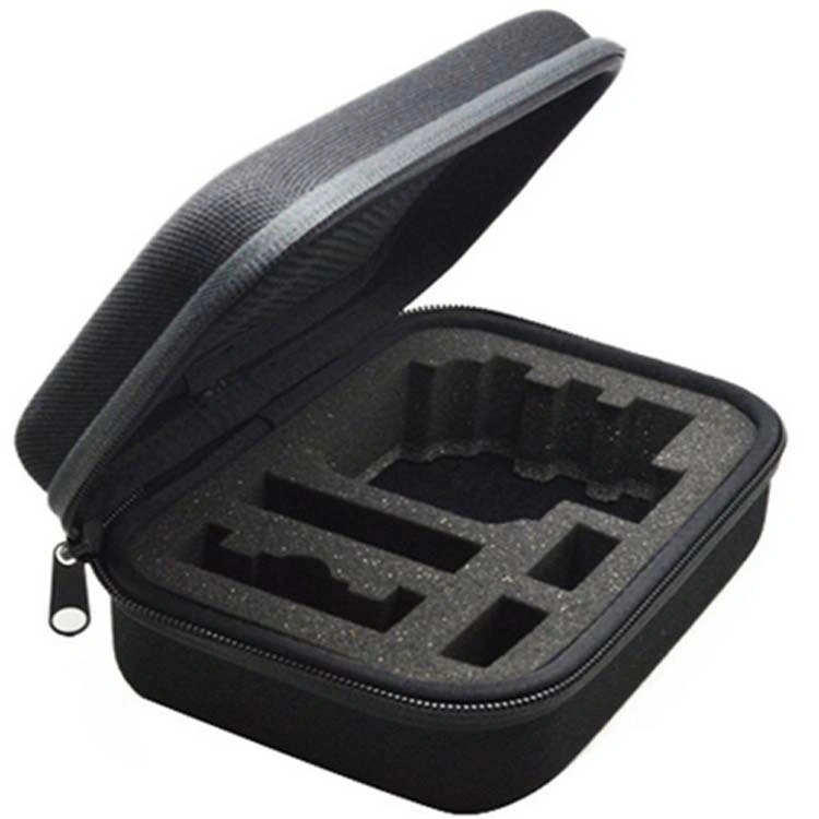 Waterproof Portable Hard Custom EVA Tool Carry Pouch Storage Travel Case Bag, Black EVA Speaker Zipper Carrying Hard Protective Shockproof Box Package Case