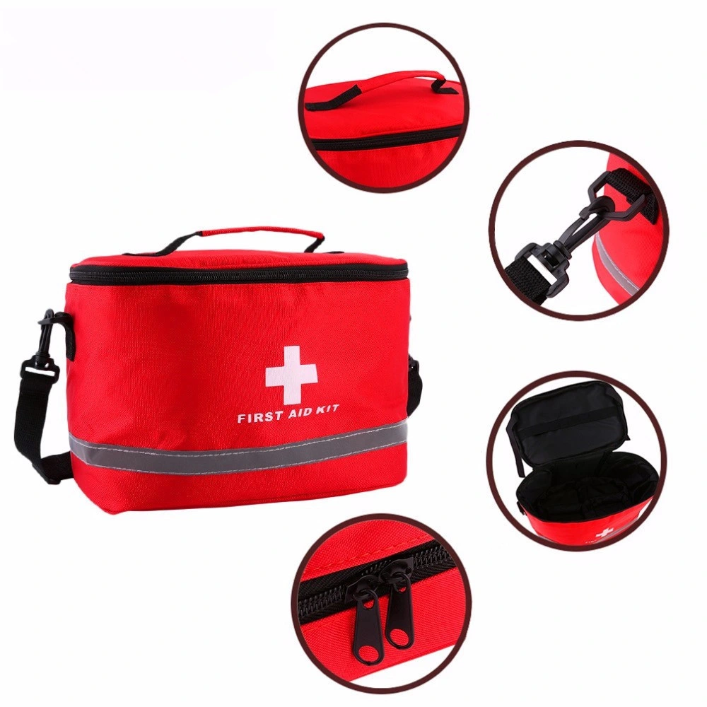 Waterproof First Aid Kit with Suppliers Customize Red Health Care Home Equipment Medical Travel Car First Aid Kit Medical Bag