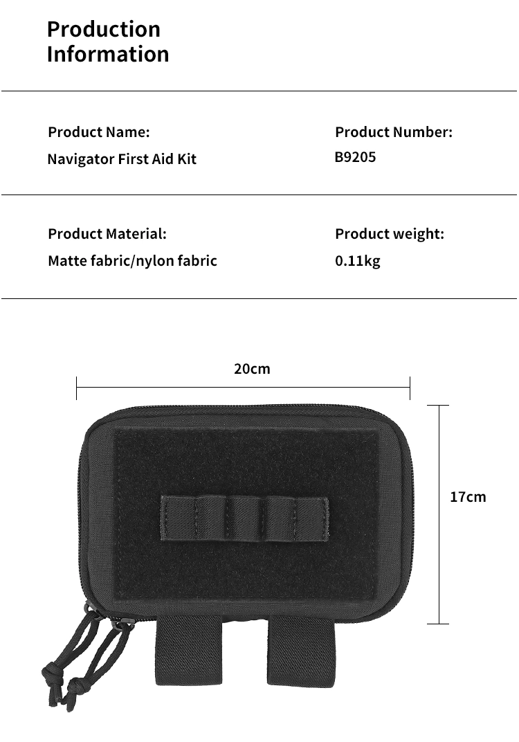 Sabado Tactical Molle Pouch Medical Portable Waterproof Reflective Military Trauma Survival Emergency Empty First Aid Kit Bags