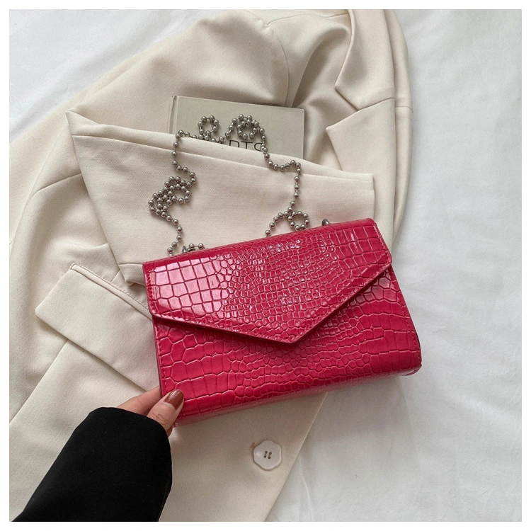 Fashion Designer Ladies Handbags Crocodile Patterns Lady Shoulder Crossbody Bags Woman Chain Clutch Bag