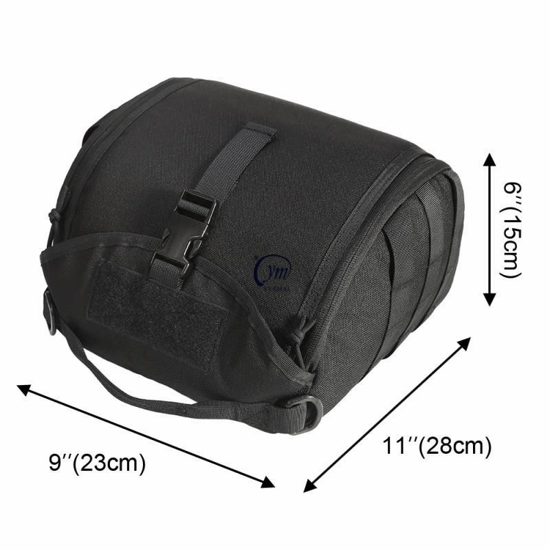 Tactical Molle Clamshell Helmet Bag Padded and Fleece Lined Storage Case for Military Fast Outdoor M88 Motorcycle and Bike Helmets