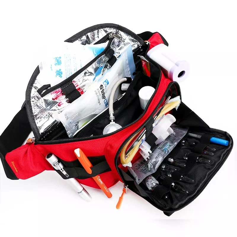 Medical Waist Bag for Doctors and Nurses Rescue Waist Bag with Medical Storage Bags