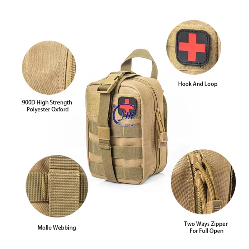 Wholesale Waterproof Military Army Waist Multifunction Emergency Survival Tactical Accessories Pouch Molle First Sid Kit Medical Bag