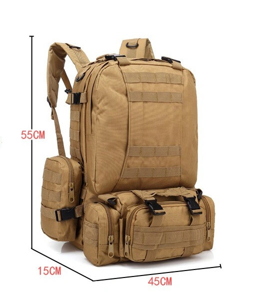 55L Hiking Travelling Camping Climbing Trekking Tactical Backpack