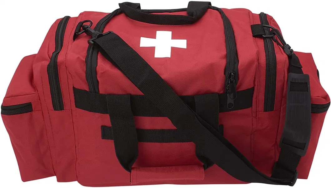 EMS Emergency Medical Trauma Bag First Aid Responder Bag Red