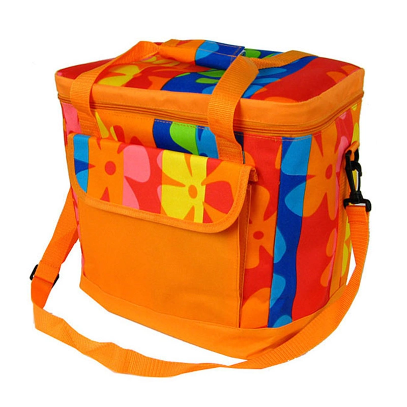 Sling Organizer Lunch Insulated Cooler Bags with Two Compartments