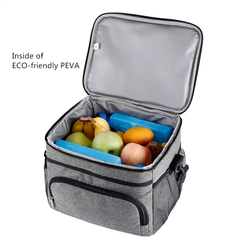 Multi-Compartment Large Insulated Lunch Bag Food Delivery Thermal Cooler Bag