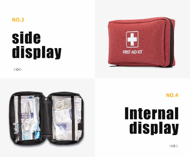 on Sale CE Certificate Medical Portable Outdoor Emergency Bag First Aid Kit for Football Travel Hiking