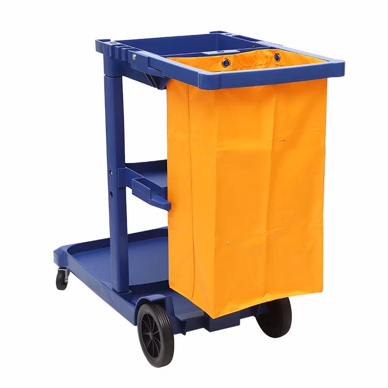Hot Sale Multifunctional Fabric Tool Trolley Cleaning Cart