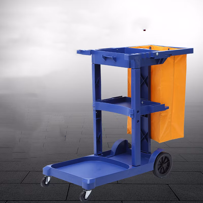 Hot Sale Multifunctional Fabric Tool Trolley Cleaning Cart